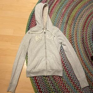Abercrombie & Fitch Sherpa Lined Hoodie